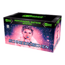 Schneeröschen Fächerbatterie, 25 Schuss