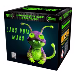 Lars vom Mars Lange Brenndauer: Goldflimmer-Palmen mit Rot- und Blaublinkern